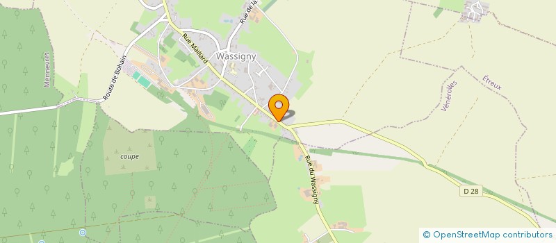 localisation de l'entreprise KDP  WASSIGNY