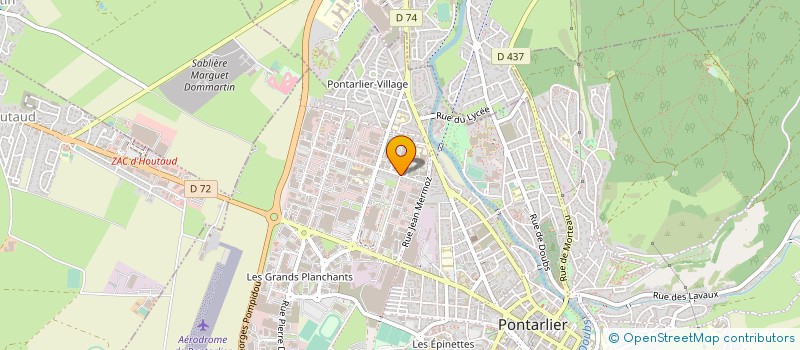 localisation de l'entreprise KDPM  PONTARLIER