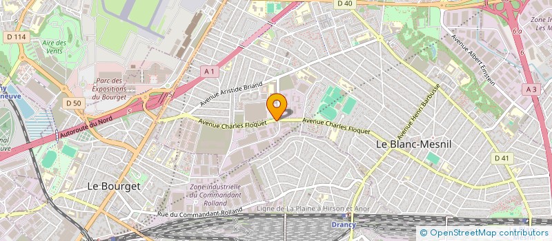 localisation de l'entreprise KDPRO à LE BLANC-MESNIL