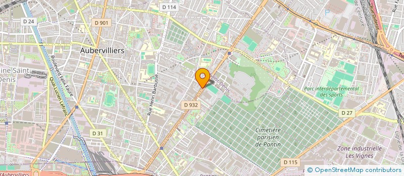 localisation de l'entreprise KDS à AUBERVILLIERS