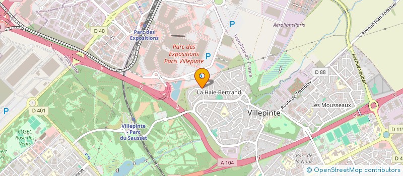 localisation de l'entreprise KDS à VILLEPINTE