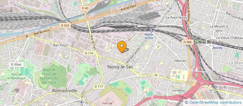 localisation de l'entreprise KDS AUTO à NOISY-LE-SEC
