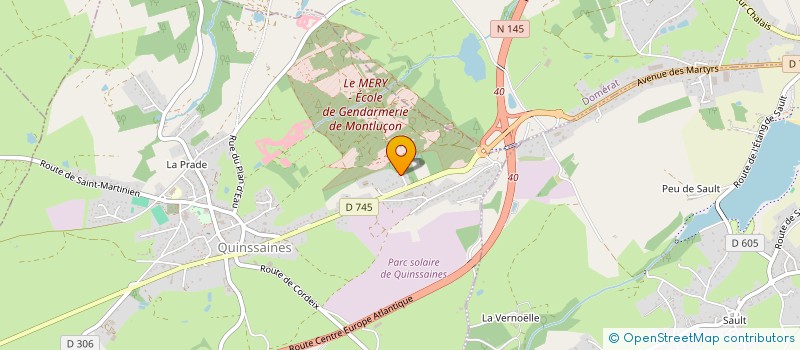 localisation de l'entreprise KDSG à QUINSSAINES