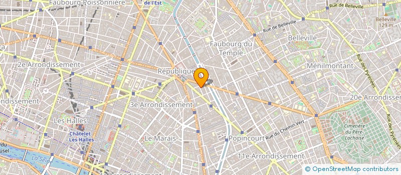 localisation de l'entreprise KDT DISTRIBUTION TRANSPORT à PARIS