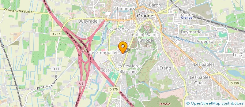 localisation de l'entreprise KDT INNOVATION à ORANGE
