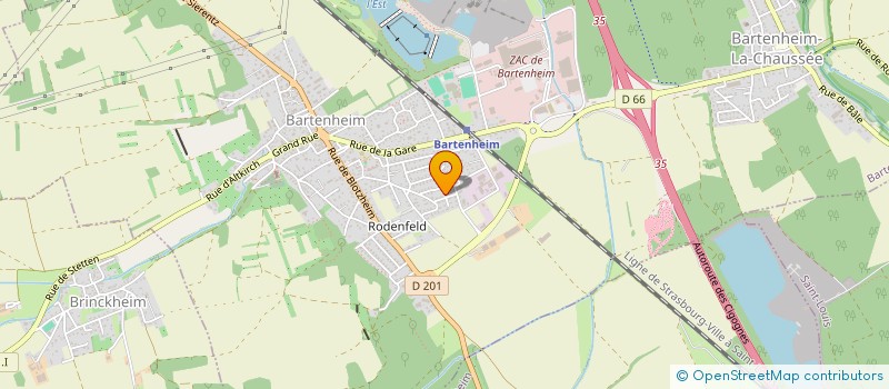 localisation de l'entreprise KDTN 3S  BLOTZHEIM