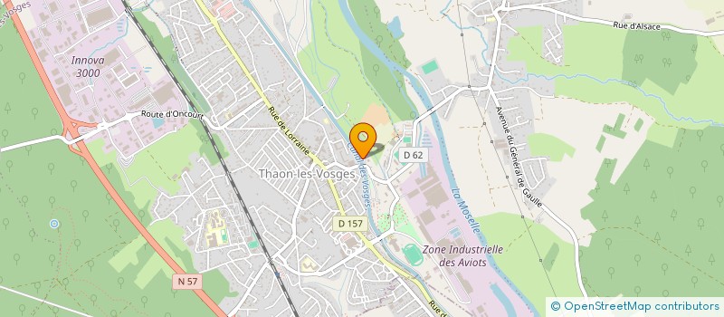 localisation de l'entreprise KDVP  THAON-LES-VOSGES