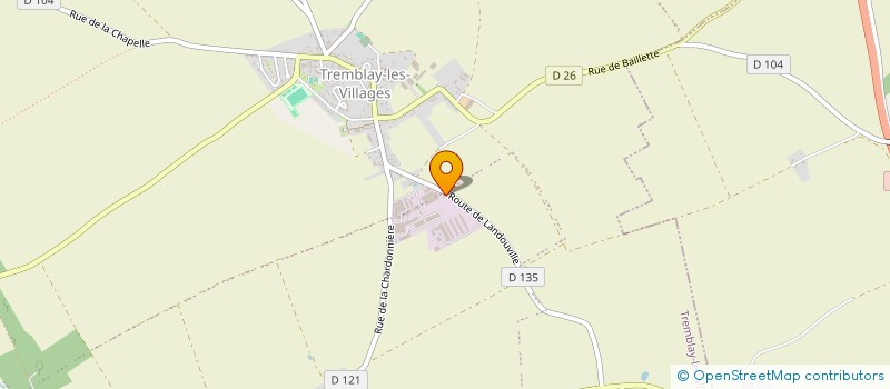 localisation de l'entreprise KE FRANCE à TREMBLAY-LES-VILLAGES