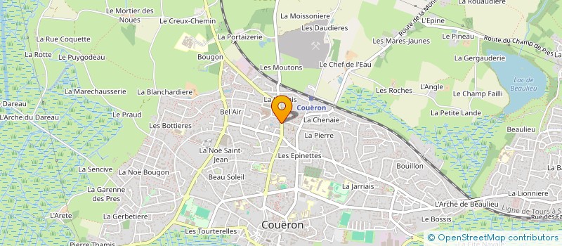 localisation de l'entreprise KE INVEST à COUERON