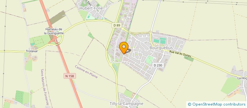 localisation de l'entreprise KEA  BOURGUEBUS