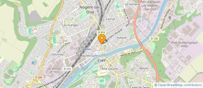 localisation de l'entreprise KEA CONSEIL  CREIL