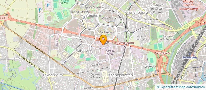 localisation de l'entreprise KEA HABITAT à STRASBOURG