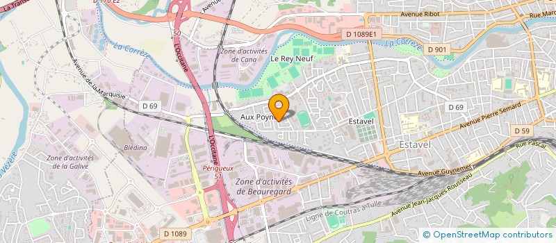 localisation de l'entreprise KEAC  BRIVE-LA-GAILLARDE