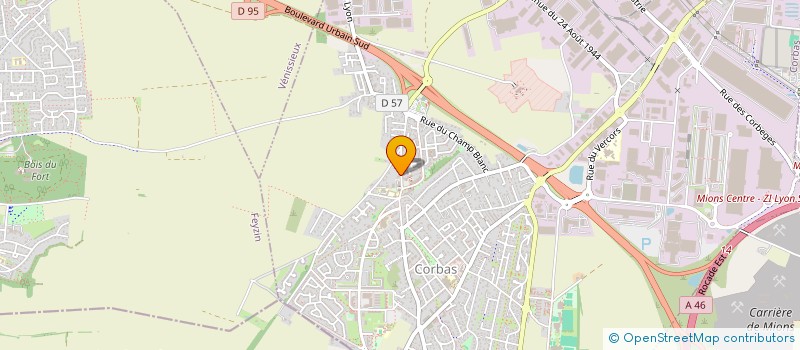 localisation de l'entreprise KEADE ENR à CORBAS