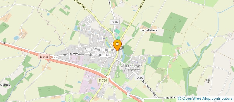 localisation de l'entreprise KEAF 18 à SAINT-CHRISTOPHE-DU-LIGNERON