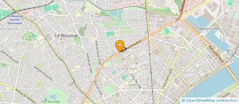 localisation de l'entreprise KEBA BATIMENT  LE BOUSCAT