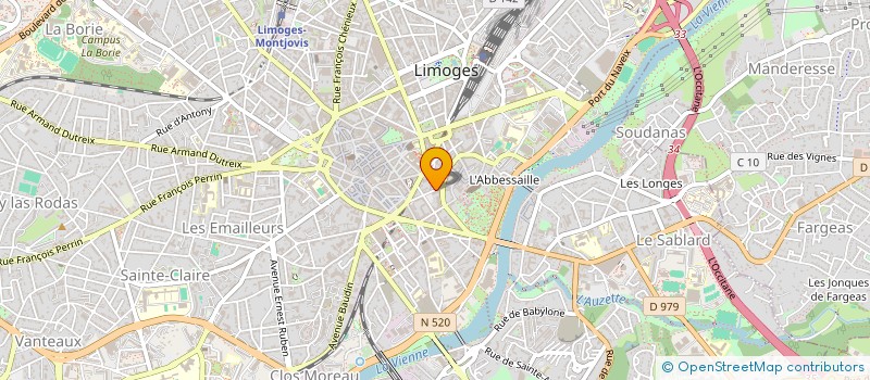 localisation de l'entreprise KEBAB ALEP à LIMOGES