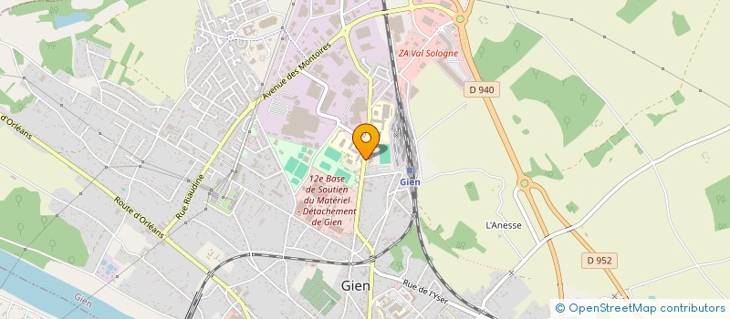 localisation de l'entreprise KEBAB BURGER à GIEN