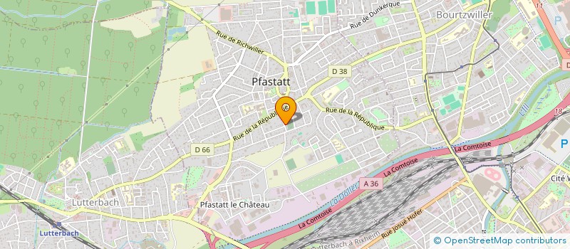 localisation de l'entreprise KEBAB CITY  PFASTATT