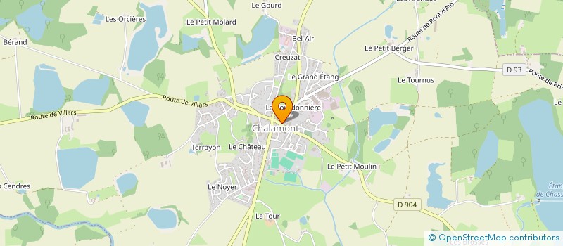 localisation de l'entreprise KEBAB DES 4 SAISONS à CHALAMONT