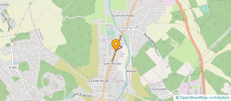 localisation de l'entreprise KEBAB GRAVIGNY à GRAVIGNY