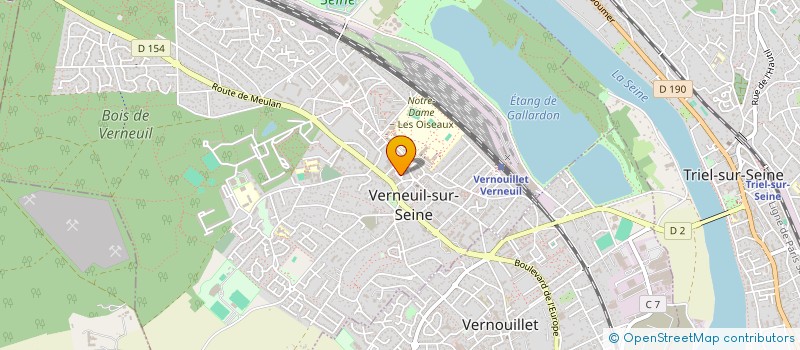 localisation de l'entreprise KEBAB ISTANBUL  VERNEUIL-SUR-SEINE