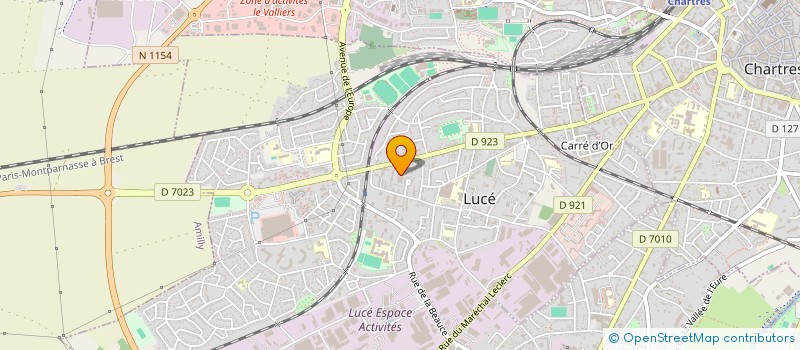 localisation de l'entreprise KEBAB MANIA à LUCE
