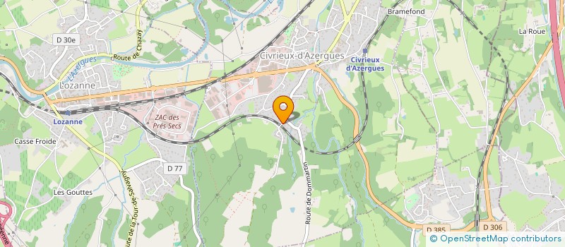 localisation de l'entreprise KEBAILI CONSULTING  CIVRIEUX-D'AZERGUES