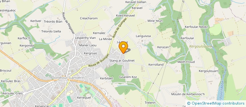 localisation de l'entreprise KEBANOFLO  PLONEOUR-LANVERN