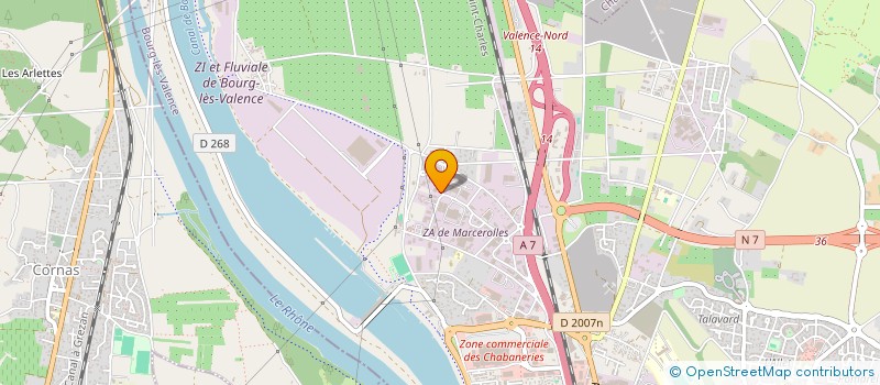localisation de l'entreprise KEBAPRO à BOURG-LES-VALENCE