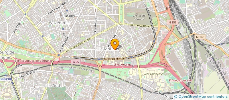 localisation de l'entreprise KEBDANY à LILLE