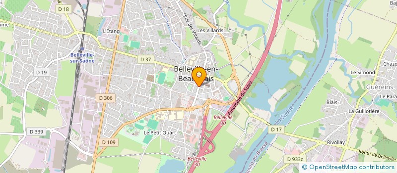 localisation de l'entreprise KEBEC à BELLEVILLE-EN-BEAUJOLAIS
