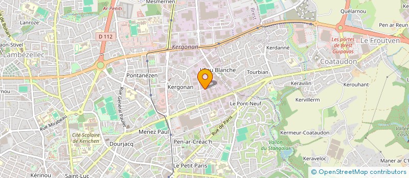 localisation de l'entreprise KEBELEGO  BREST