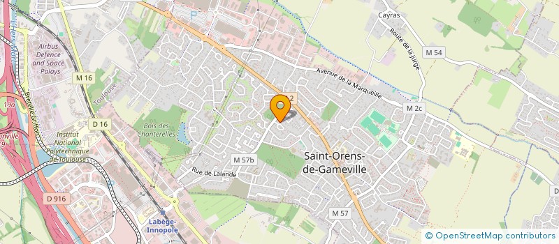 localisation de l'entreprise KEBICHE HAMMOUCHE HOLDING à SAINT-ORENS-DE-GAMEVILLE