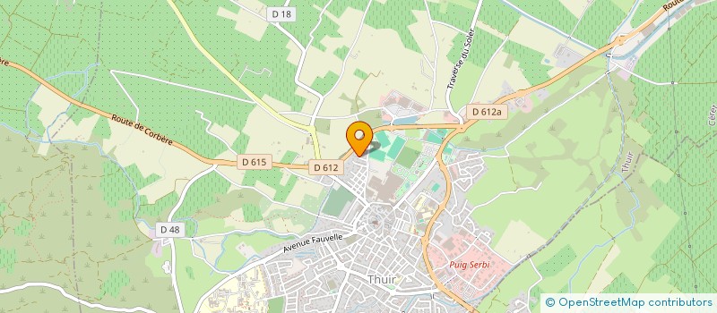 localisation de l'entreprise KEBLO  THUIR