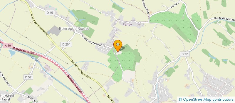 localisation de l'entreprise KEBREUIL  VERFEIL