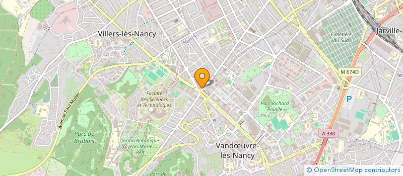 localisation de l'entreprise KEBS VELODROME à VANDŒUVRE-LES-NANCY