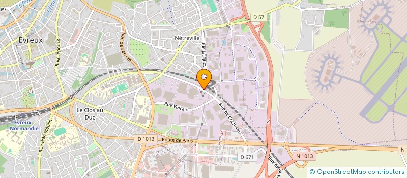 localisation de l'entreprise KECH  EVREUX