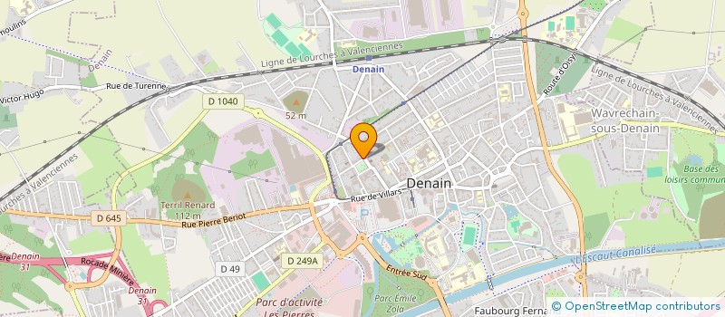 localisation de l'entreprise KECHMARRA à DENAIN