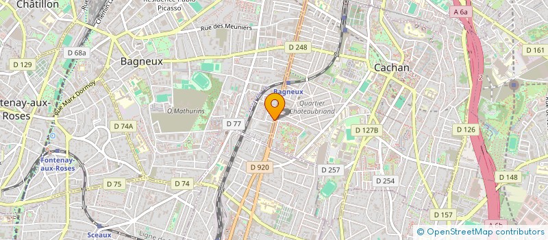 localisation de l'entreprise KECHMARRA à BAGNEUX