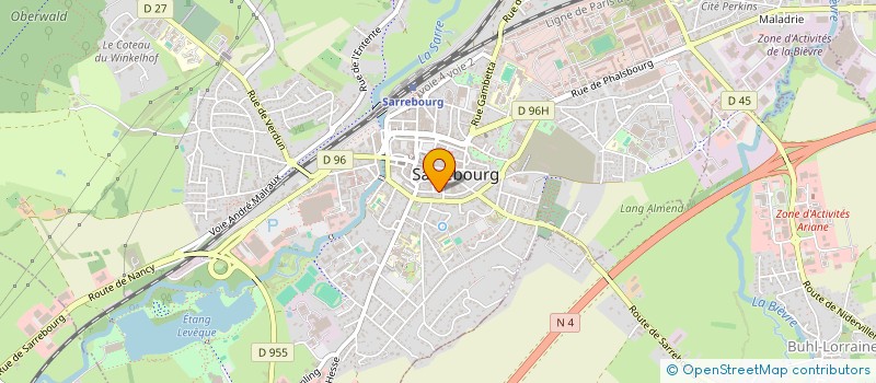 localisation de l'entreprise KECIK à SARREBOURG