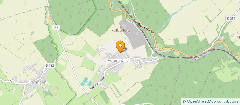 localisation de l'entreprise KECK CHAUFFAGE  ADAMSWILLER