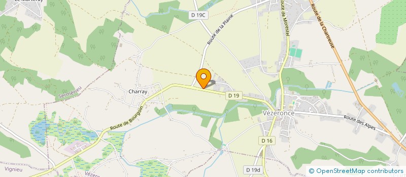 localisation de l'entreprise KECONI  VEZERONCE-CURTIN