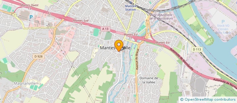 localisation de l'entreprise KEDA MENUISERIE à MANTES-LA-VILLE