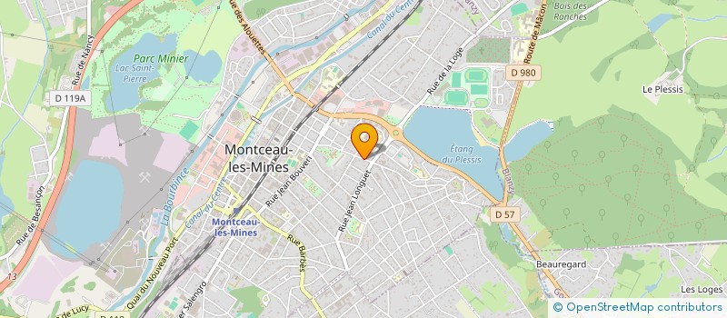 localisation de l'entreprise KEDEVA à MONTCEAU-LES-MINES