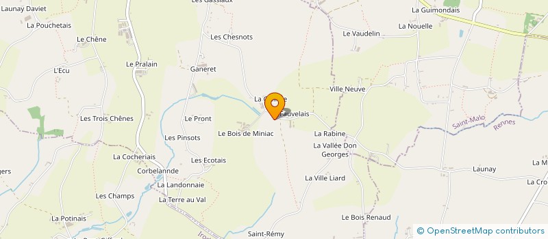 localisation de l'entreprise KEDIMACH  SAINT-DOMINEUC