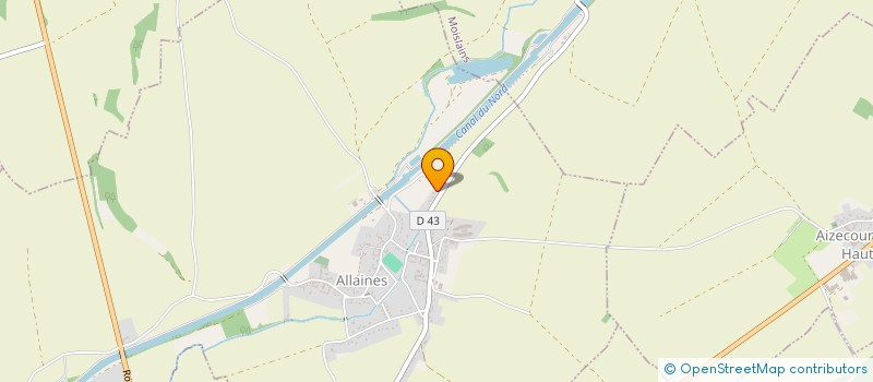 localisation de l'entreprise KEDO  ALLAINES