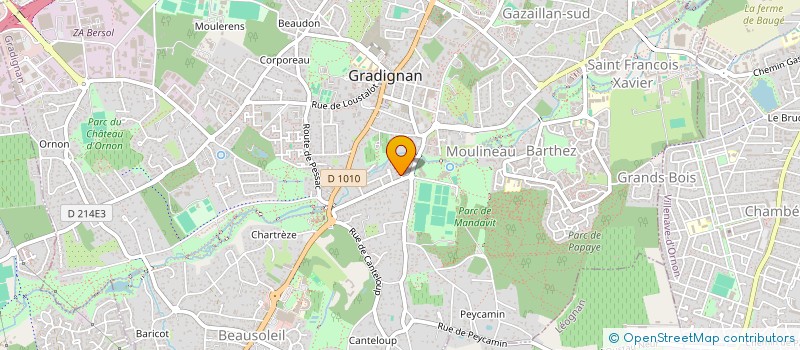 localisation de l'entreprise KEDWIN INVEST  GRADIGNAN