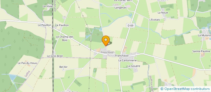 localisation de l'entreprise KEDYAU  JOUE-SUR-ERDRE