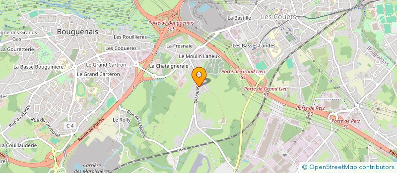 localisation de l'entreprise KEEF INVEST à BOUGUENAIS